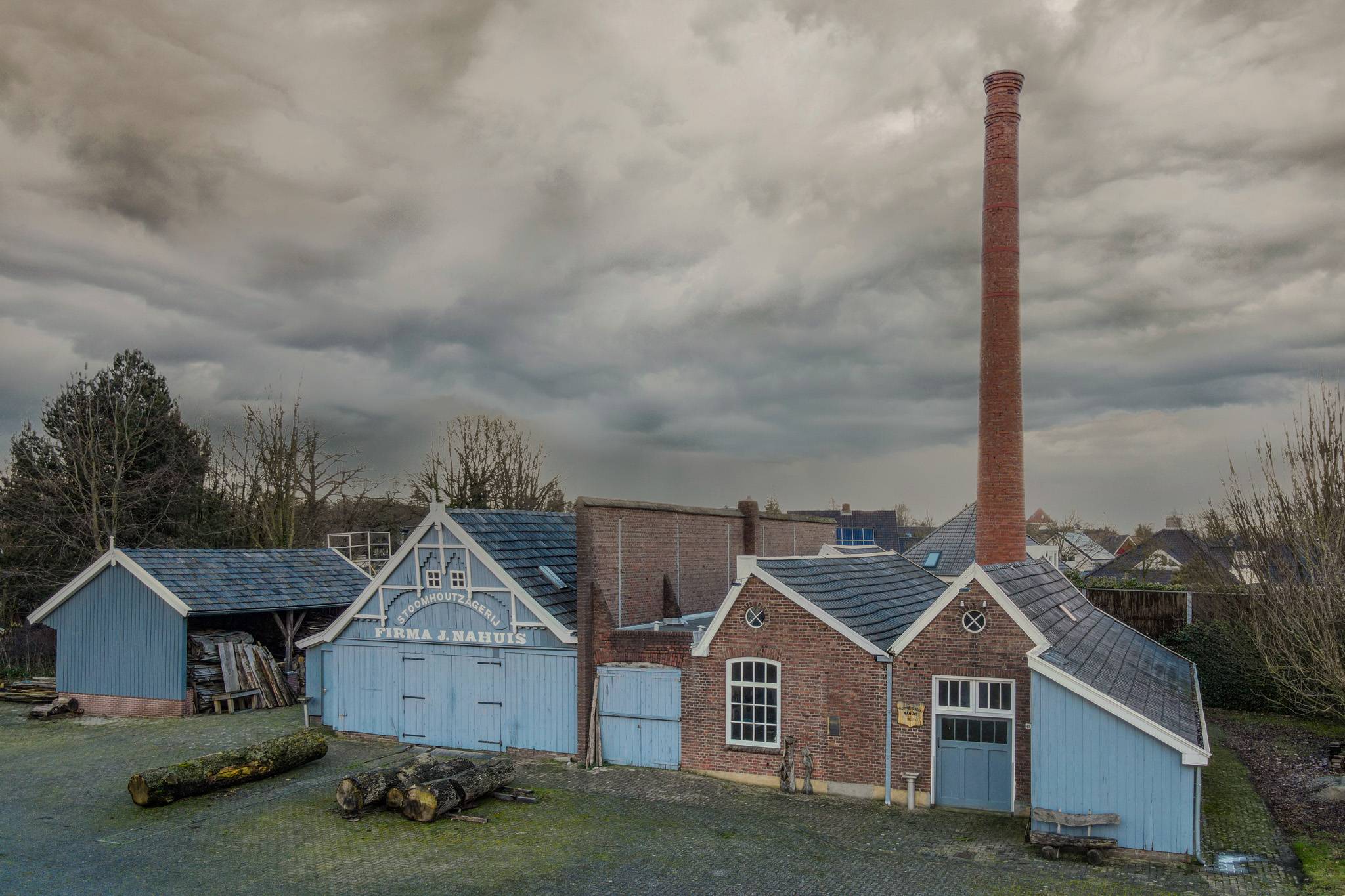 Stoomhoutzagerij Nahuis bij Dreigende Lucht – Groenlo