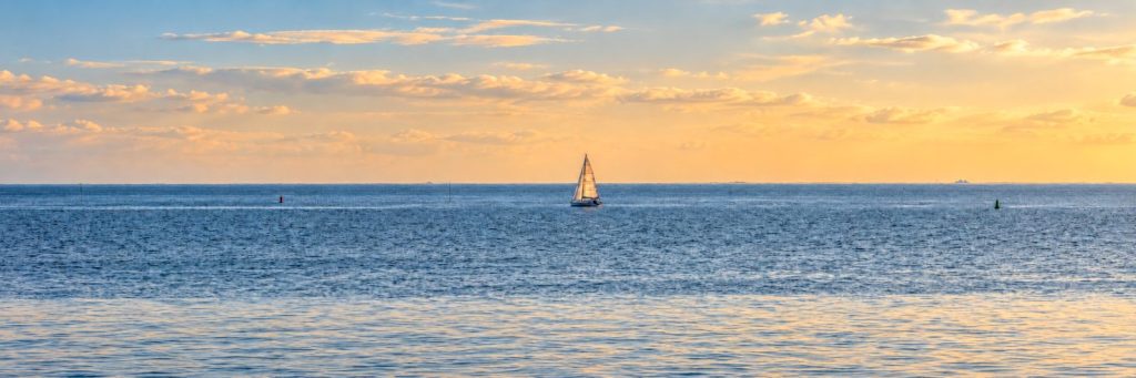 Friesland Zeilboot Print 60X20Cm 2